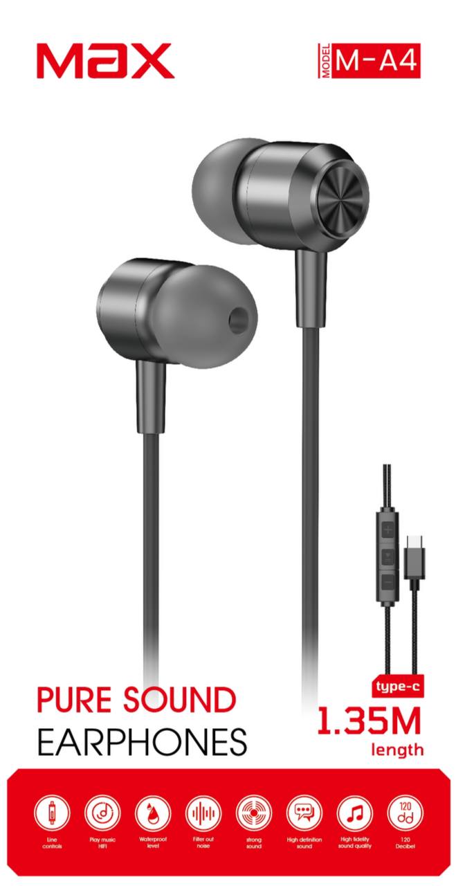 هندزفری مکس M-A4 تایپ سی
